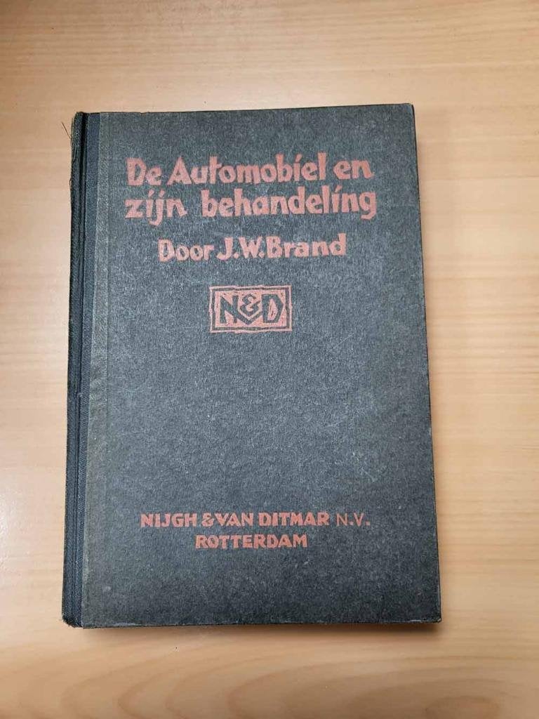 Automobiel en zijn behandeling door J.W. Brand ( 1942 ), Boeken, Ophalen of Verzenden, Gelezen, Algemeen
