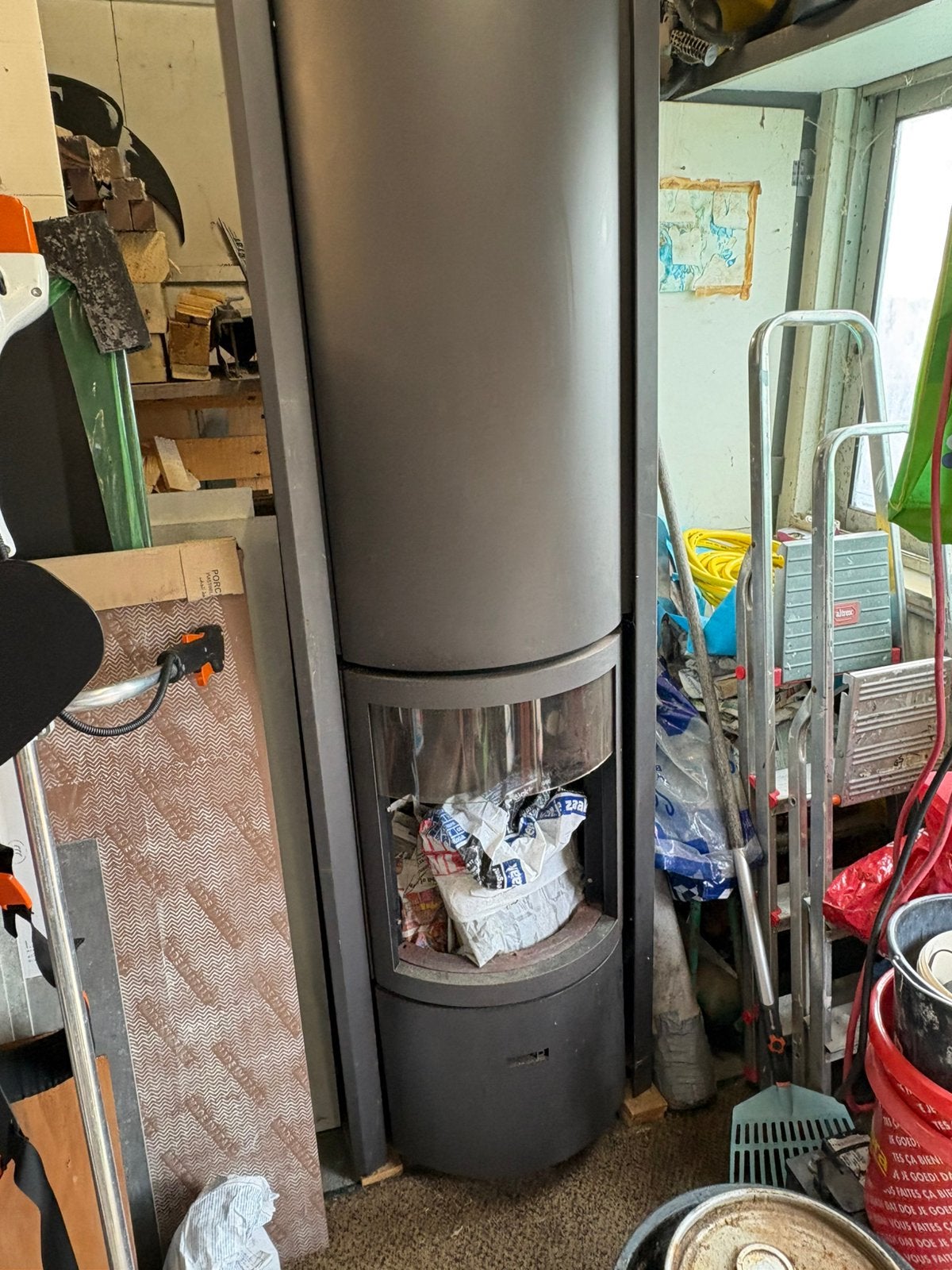 Stuv 30 inbouw, Huis en Inrichting, Kachels, Ophalen, Houtkachel, Zo goed als nieuw, Inbouw