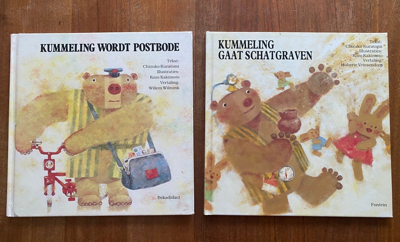 Kummeling wordt postbode & Kummeling gaat schatgraven, Ophalen of Verzenden, Zo goed als nieuw, Prentenboek