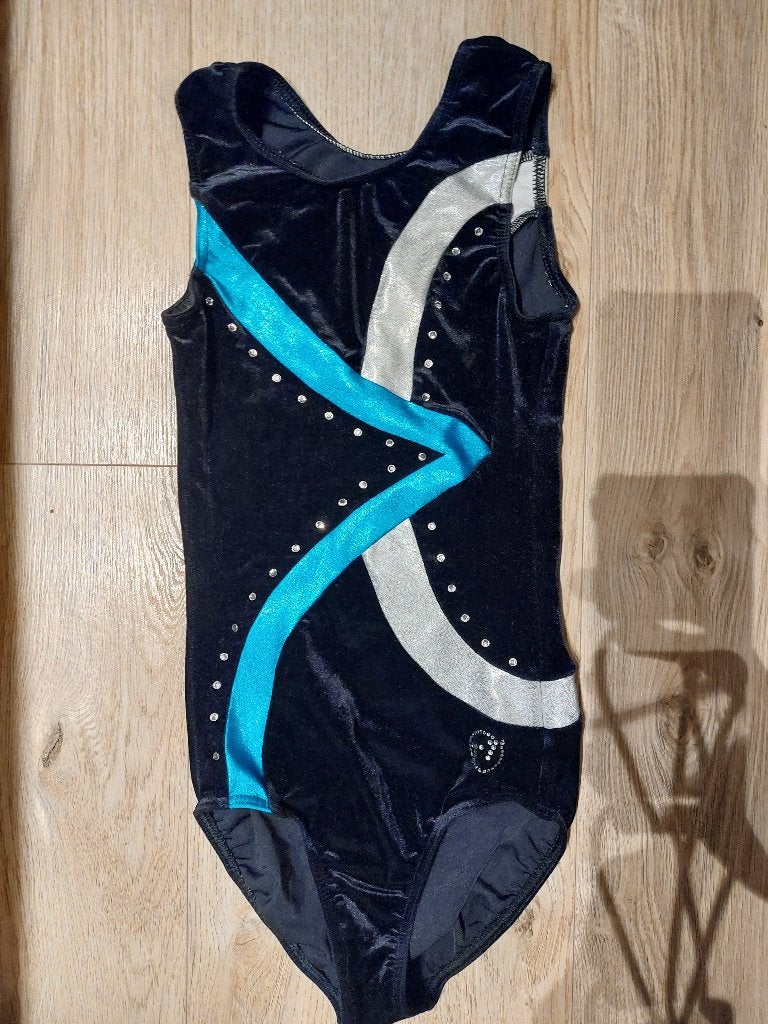Turnpakjes van TT-gymnastics V500 (maat 152 en 128), Ophalen, Zwart, Kindermaat 122 t/m 140, Zo goed als nieuw