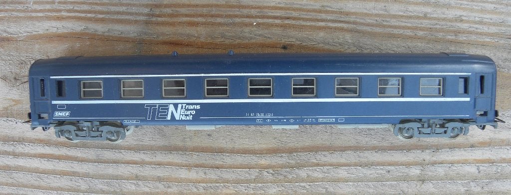 jouef sncf 5298 type T2 slaapwagon, Hobby en Vrije tijd, Modeltreinen | H0, Gebruikt, Gelijkstroom, Jouef, Wagon