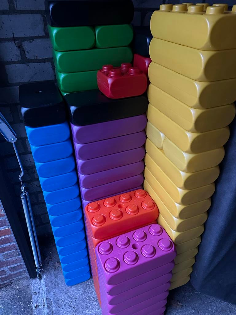 Xxl bouwblokken te huur voor evenementen en feesten, Kinderen en Baby's, Speelgoed | Bouwstenen, Ophalen, Gebruikt, Overige merken