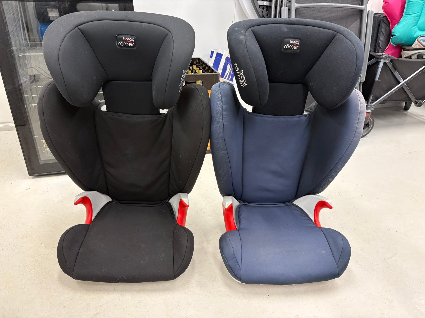 2 Britax Römer autostoelen, Ophalen, Romer, 15 t/m 36 kg, Afneembare rugleuning