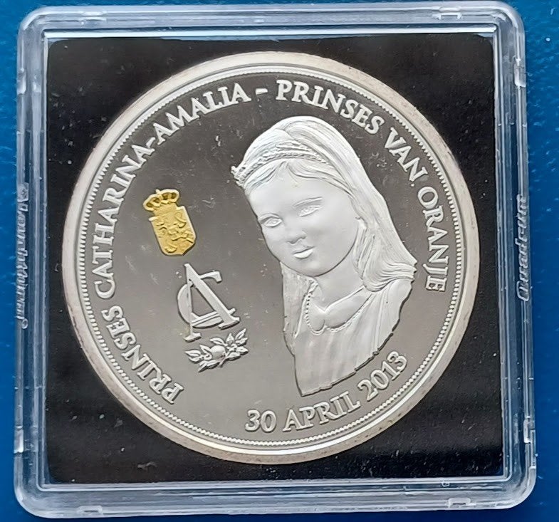 Penning Prinses Amalia Prinses van Oranje- Ons Vorstenhuis, Verzenden, Overige materialen, Nederland