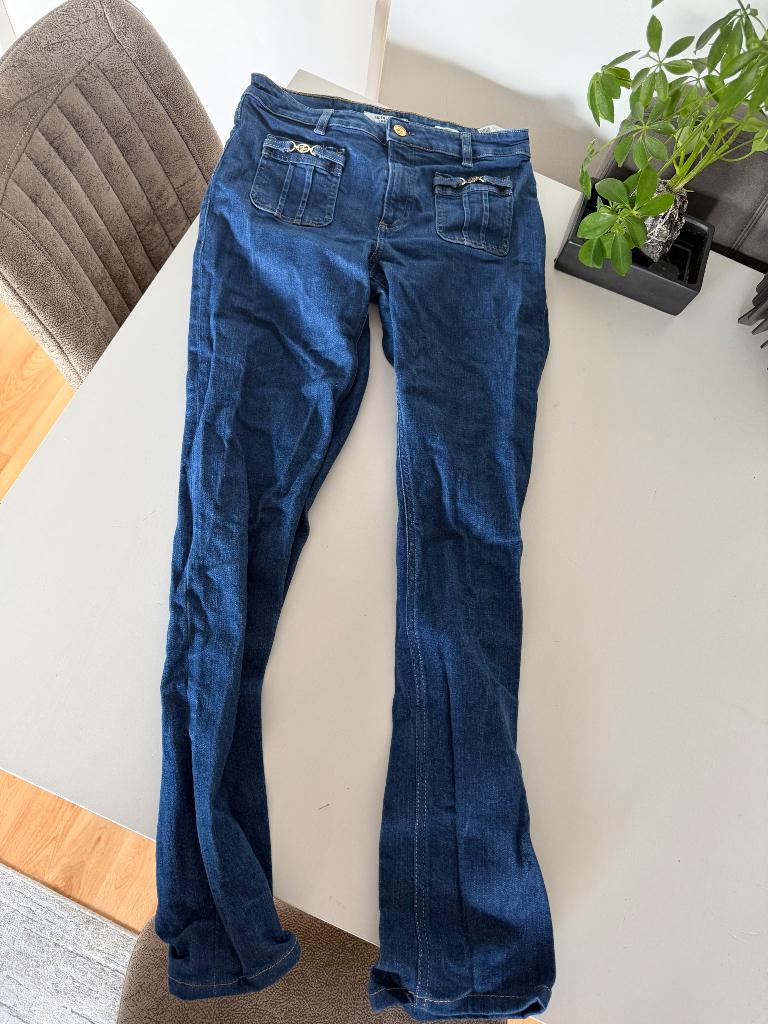 Salsa jeans spijkerbroek regular fit maat L, Ophalen of Verzenden, Zo goed als nieuw, Blauw, W30 - W32 (confectie 38/40)