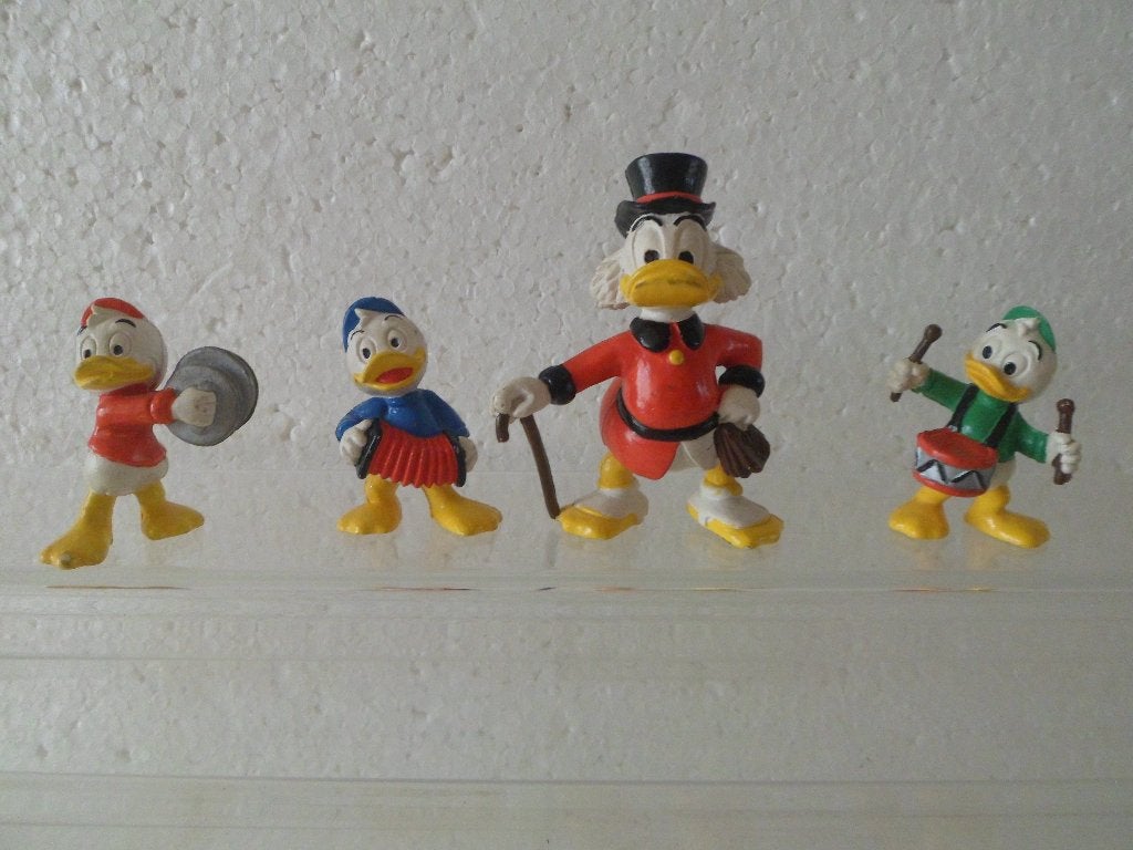 Disney Dagobert, Kwik-Kwek-Kwak, Verzamelen, Disney, Ophalen of Verzenden, Overige figuren, Zo goed als nieuw, Beeldje of Figuurtje