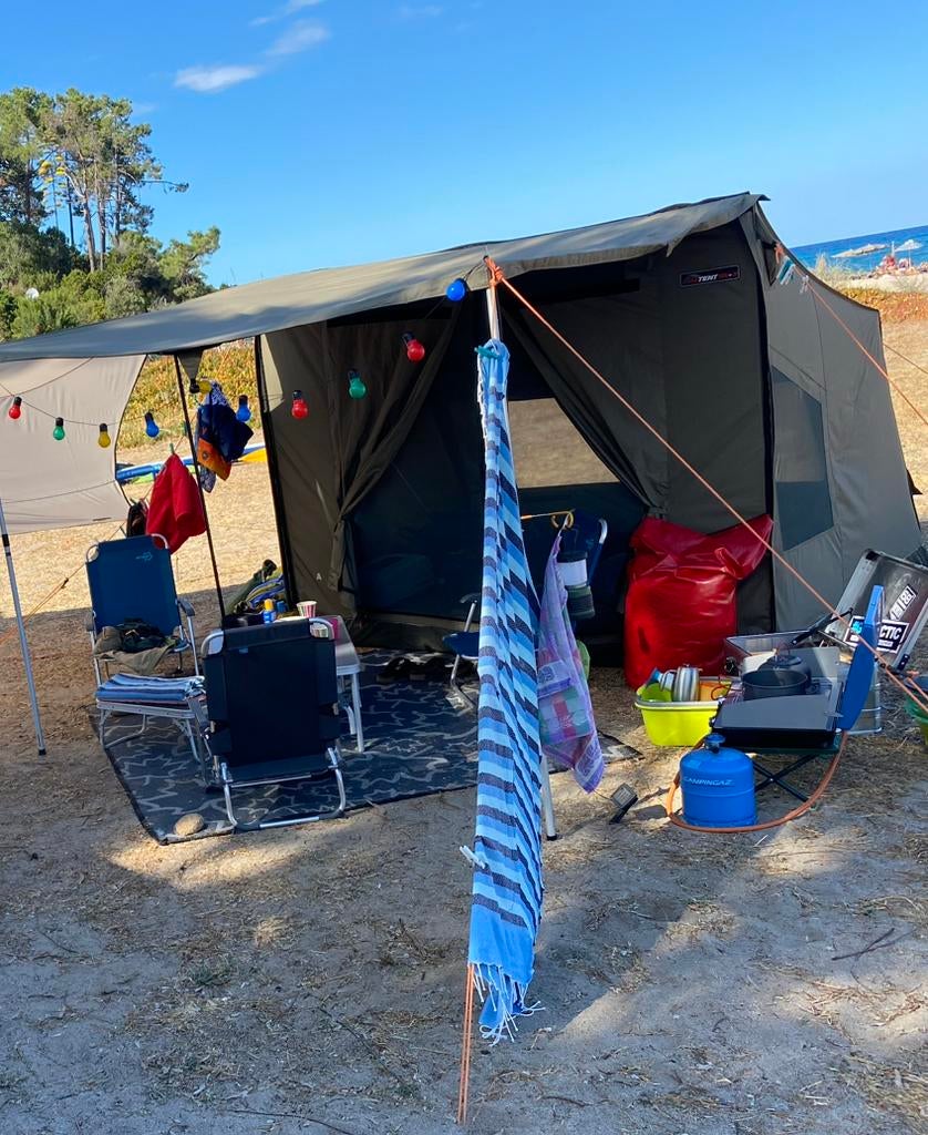 Royale Tent OZtent RV-3 Outdoor - Snel Opgezet (4x4/Offroad), Ophalen, Gebruikt, Tot en met 3