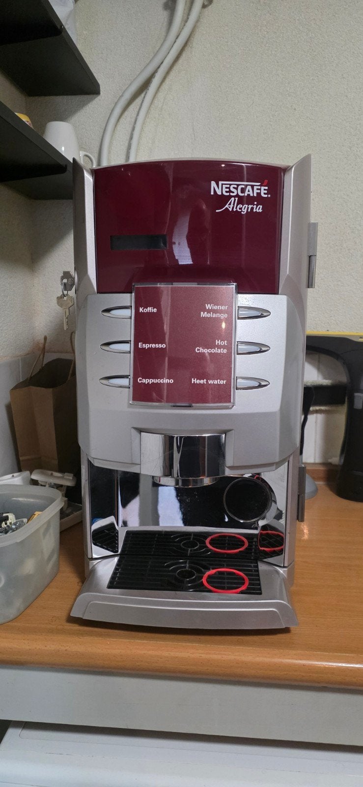 Nescafé Alegria Koffiemachine - Gebruikt, werkt goed, Ophalen, Afneembaar waterreservoir, Gebruikt, Overige typen