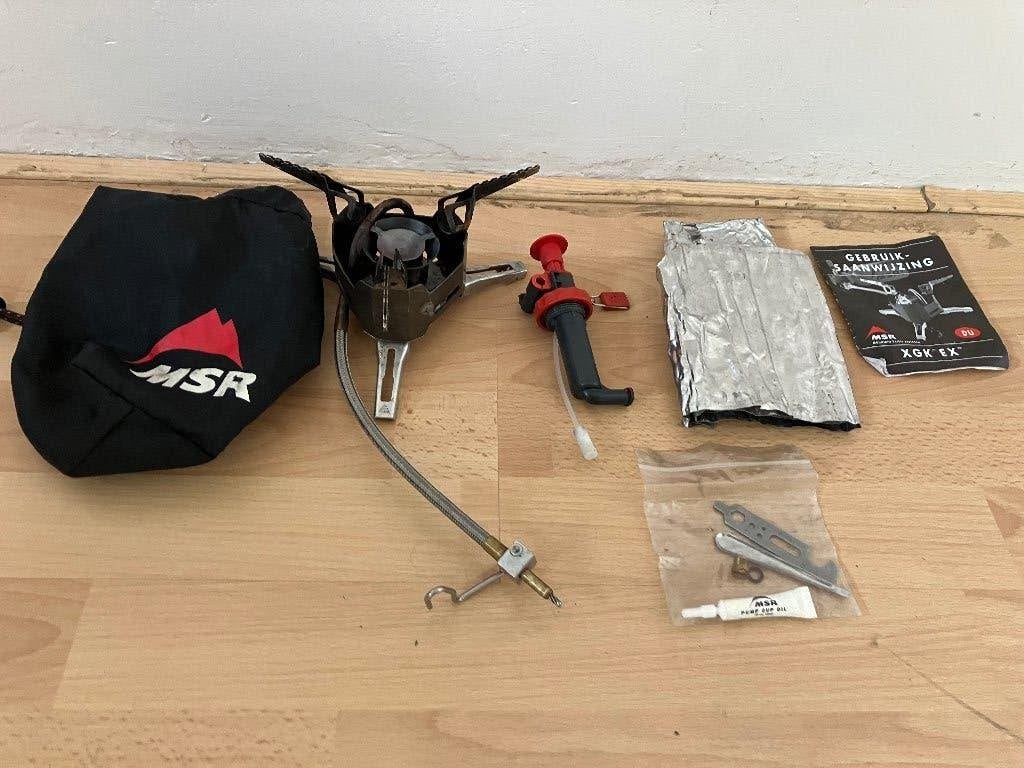 MSR XGK-EX multifuel brander incl fles, Ophalen, Gebruikt