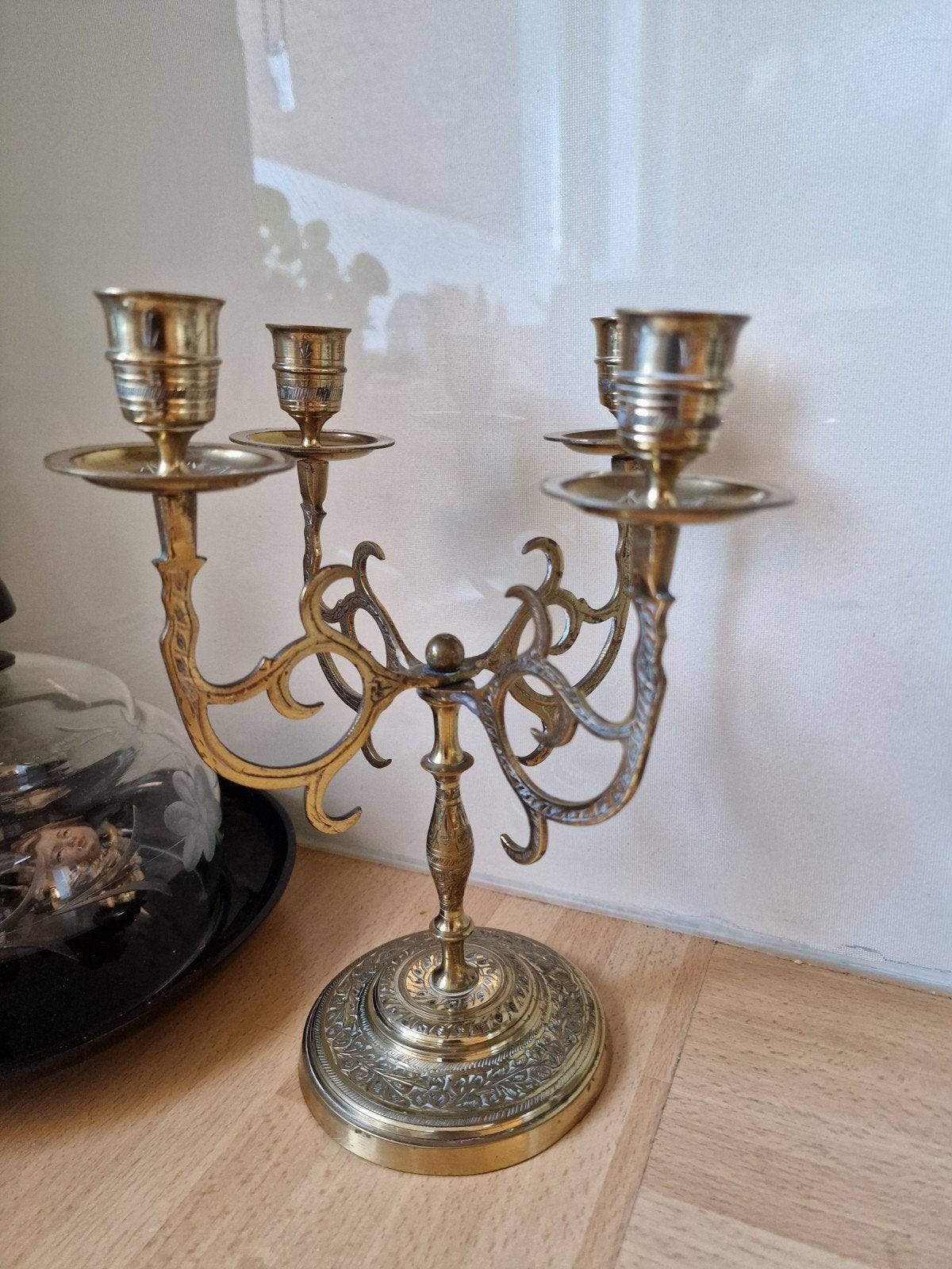 Kandelaar, Antiek en Kunst, Antiek | Kandelaars, Ophalen of Verzenden, Koper of Brons