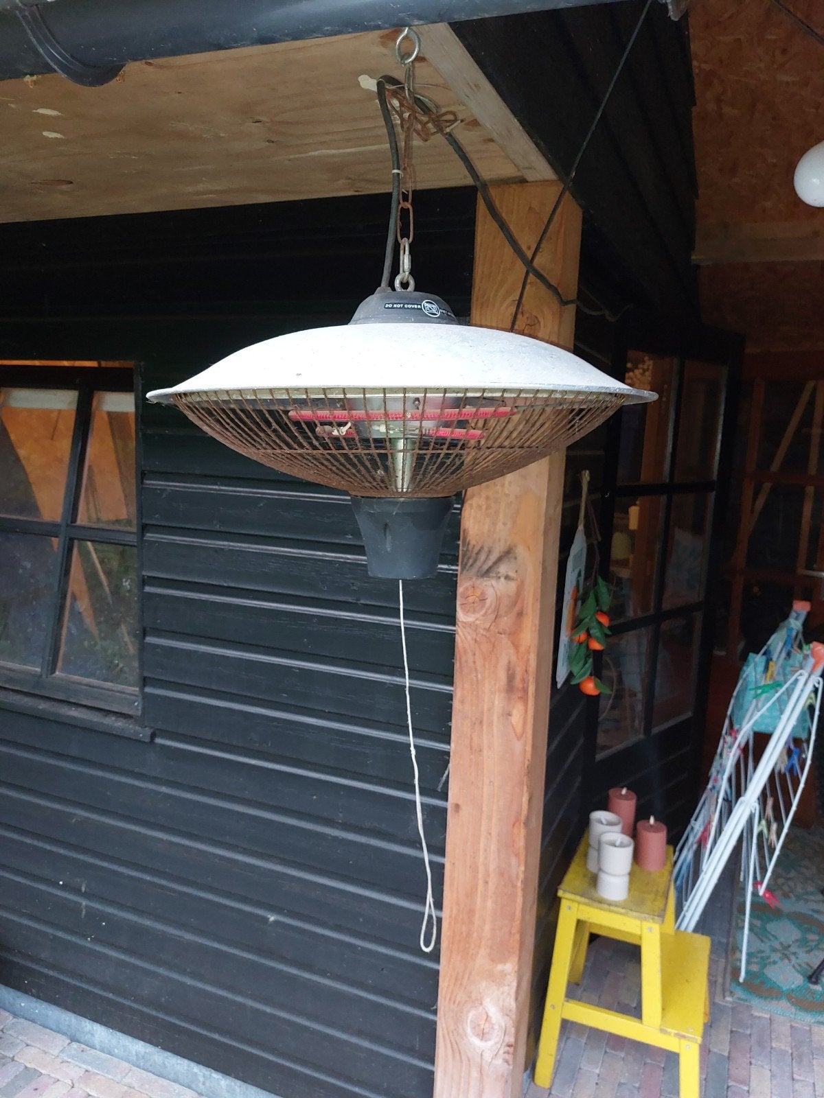 Eurom Party Tent Heater 1500W - Elektrische Terrasverwarmer, Ophalen, Gebruikt, Elektrisch, Plafond