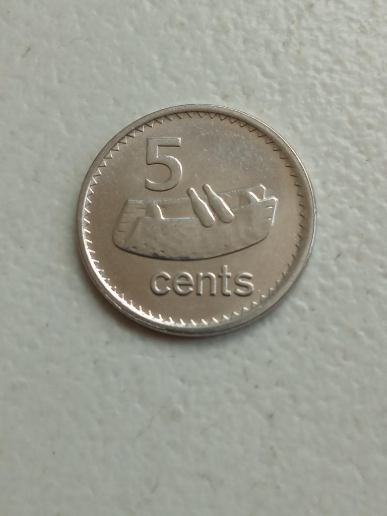 Fiji 5 cent 2010., Ophalen of Verzenden, Losse munt