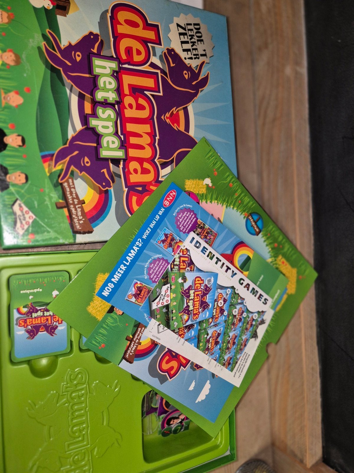 De Lama's Het Spel, Hobby en Vrije tijd, Gezelschapsspellen | Bordspellen, Ophalen of Verzenden, Gebruikt, Indentity games