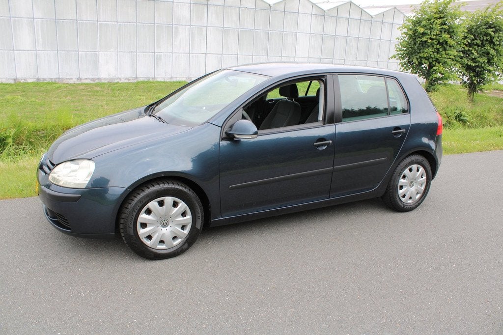 Volkswagen Golf 1.6 FSI Comfortline 5 Drs met Airco, Voorwielaandrijving, Gebruikt, 4 cilinders, Blauw