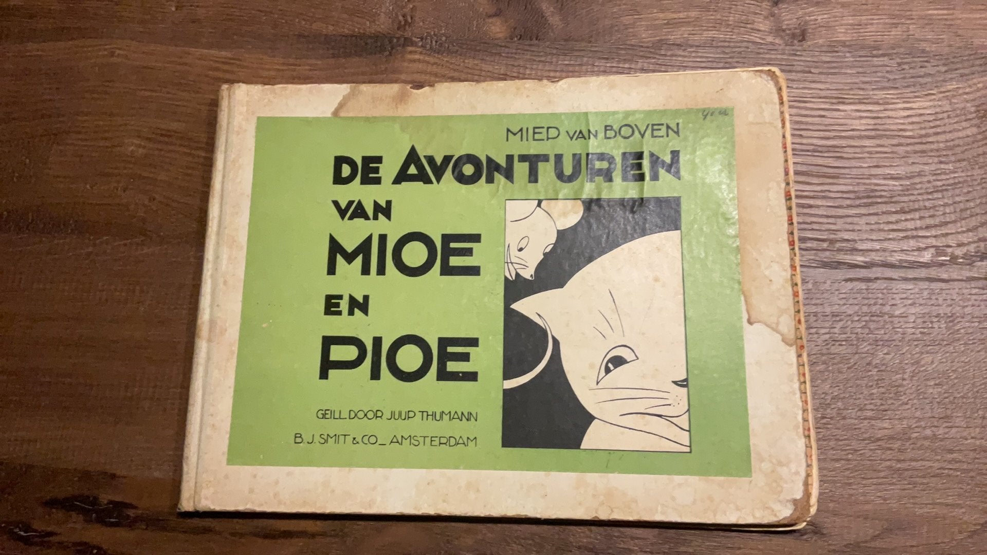 De avonturen van Mioe en Pioe, door Miep van Boven, Ophalen of Verzenden, Gelezen, Prentenboek