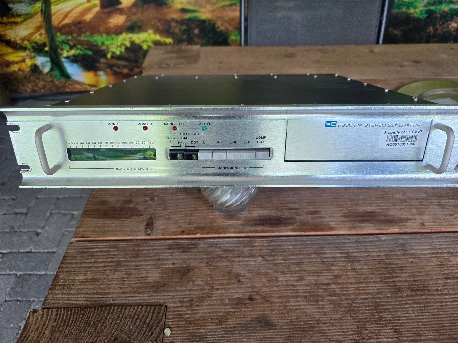 Broadcast Electronics BE 8300 FM Stereo Generator met RDS, Ophalen, Gebruikt