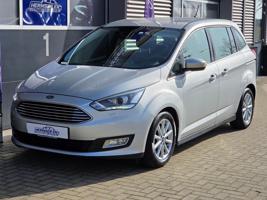 Ford Grand C-Max 1.5 EcoBoost 150pk Titanium 7 persoons trek, Auto's, Voorwielaandrijving, Stof, 4 cilinders, 150 pk