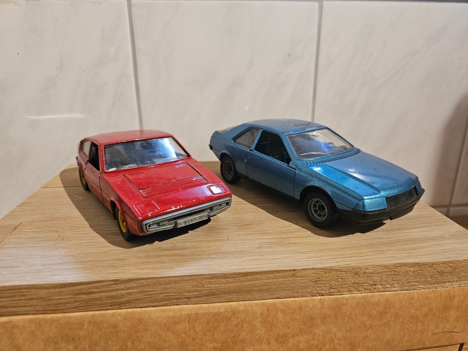 Burago/Polistil Simca Matra Bagheera en Renault Fuego, Ophalen of Verzenden, Bburago