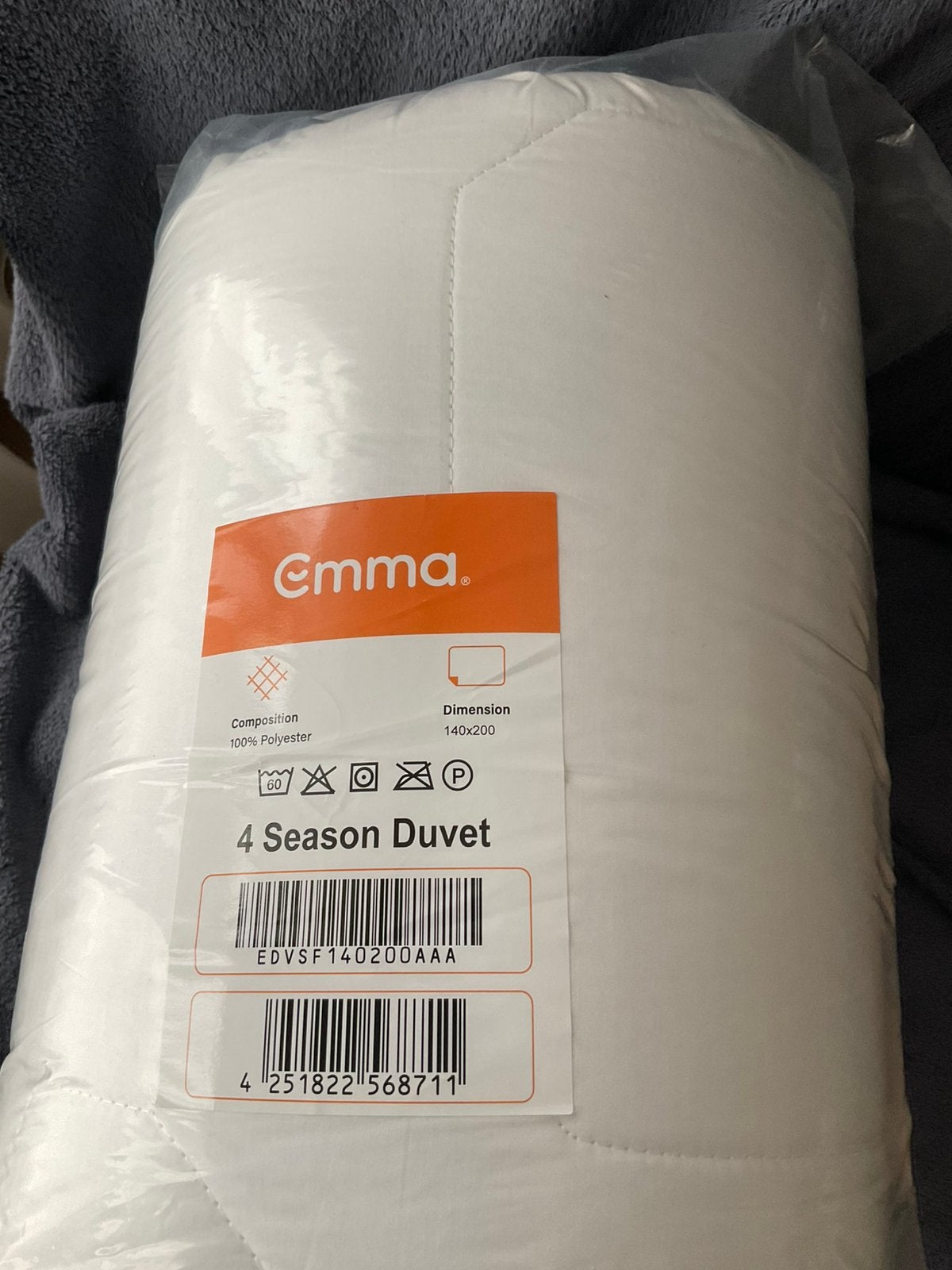 Nieuw Emma 4 seizoen dekbed wit 140x200, Ophalen of Verzenden, Nieuw, Tweepersoons, Wit