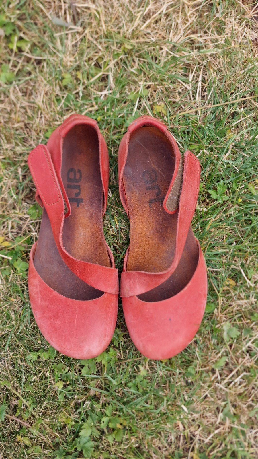 Rode Art schoenen - Maat 38, Art, Schoenen met lage hakken, Ophalen of Verzenden, Gedragen