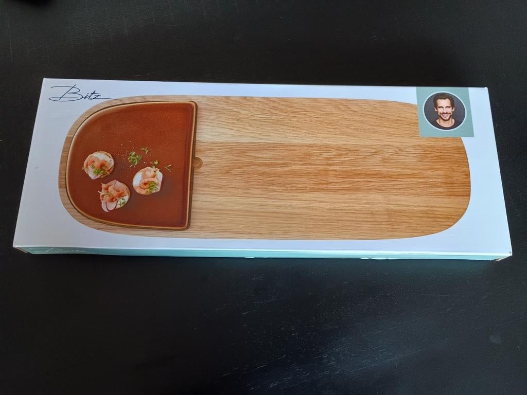 Serveerplank Bitz Amber 51 x 19 cm, Ophalen of Verzenden