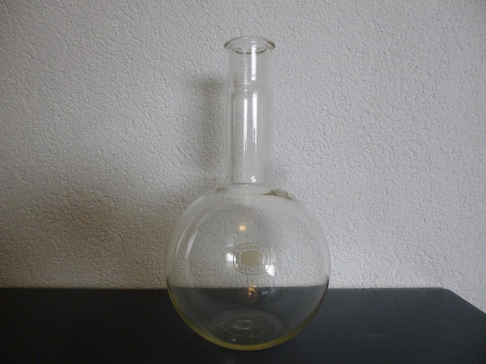 Laboratoriumfles, 1 liter., Antiek en Kunst, Antiek | Glas en Kristal, Ophalen of Verzenden