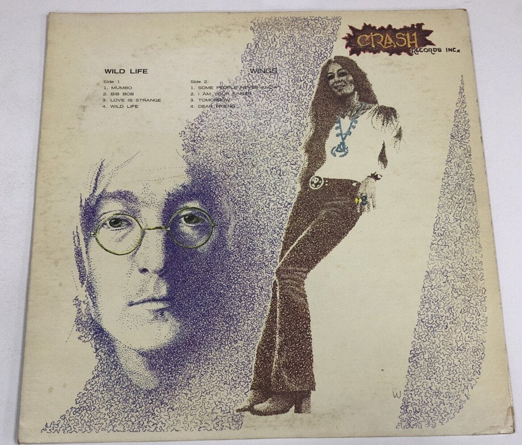 UNIEKE LP PAUL MCCARTNEY WINGS WILD LIFE the beatles LENNON, LP, Promo, Zo goed als nieuw, 12 inch