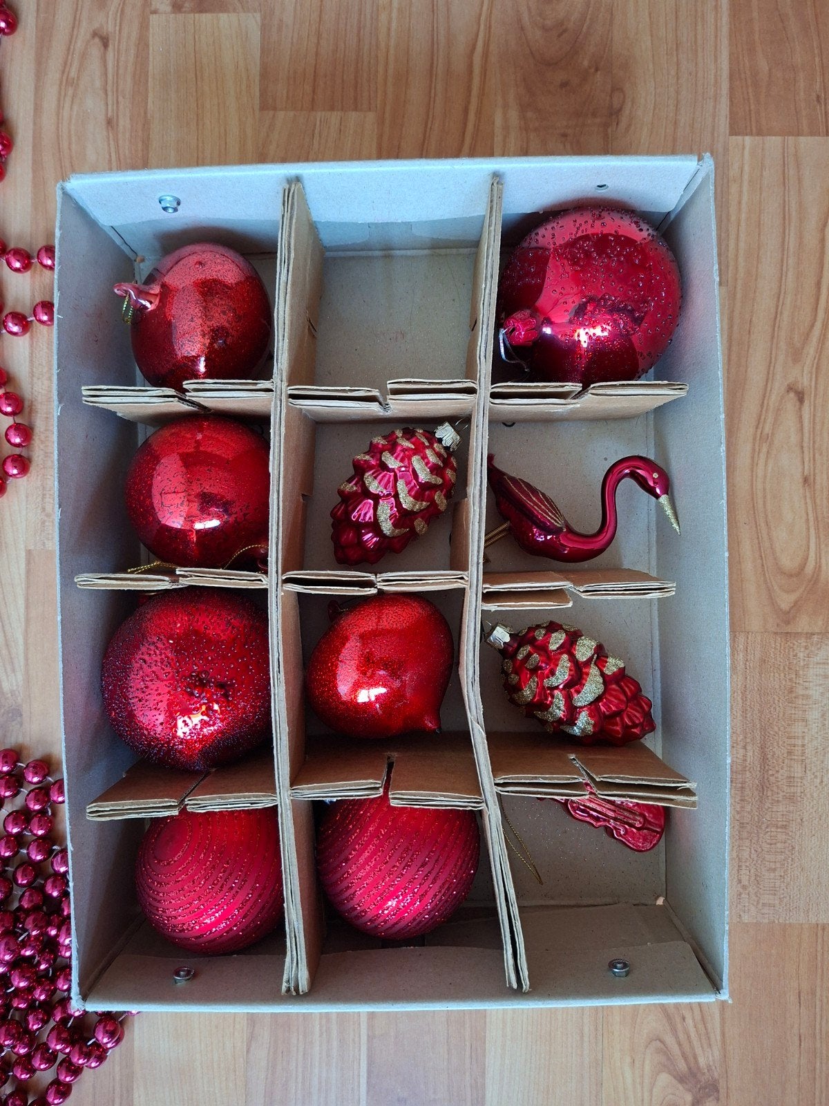 doos met kerstballen, Ophalen of Verzenden