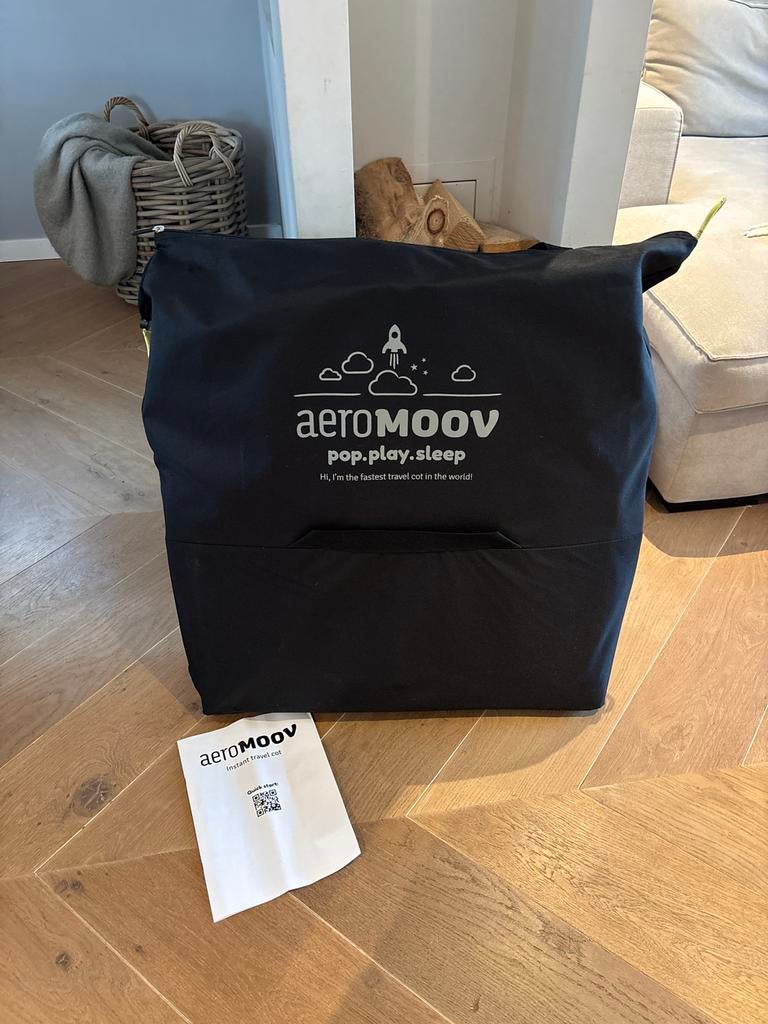 Reisbed / campingbed Aeromoov, Kinderen en Baby's, Babywiegjes en Ledikanten, Ophalen, Zo goed als nieuw, Reisbedje