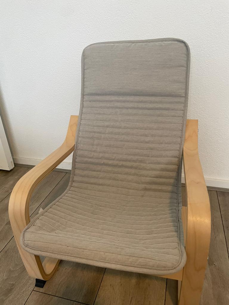 Poang kinderstoel fauteuil IKEA, Ophalen, Zo goed als nieuw, 75 tot 100 cm, 50 tot 75 cm