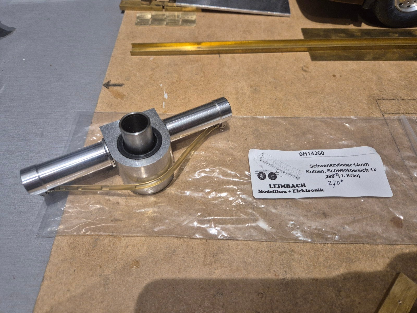Leimbach hydraulische zwenkcilinder, ongebruikt!, Ophalen of Verzenden, Nieuw