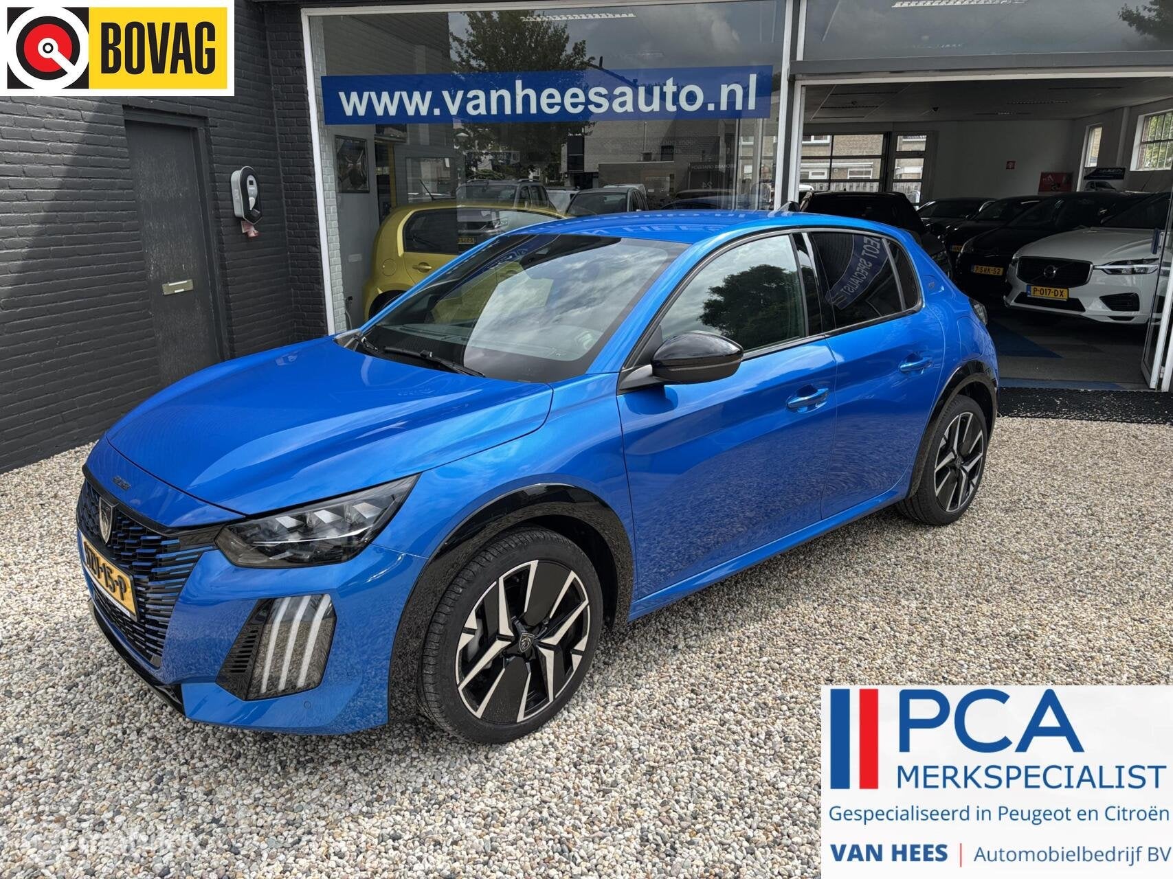 Peugeot 208 1.2 PureTech 100 GT Navigatie Carplay Camera Pdc, Voorwielaandrijving, 101 pk, Gebruikt, Blauw