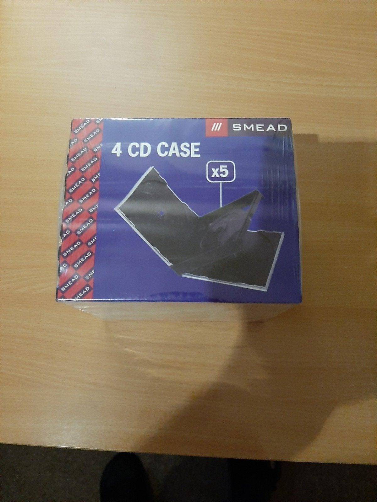 5x Lege CD/DVD Cases - Elke Case voor 4 Discs - Nieuw, Ophalen of Verzenden, Nieuw, Cd, Smead