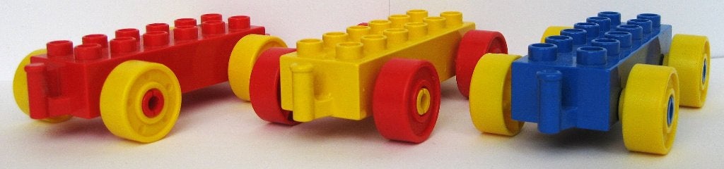 Lego Duplo Trein/Wagon/Kar € 1, Per Stuk, Ophalen of Verzenden, Zo goed als nieuw, Duplo
