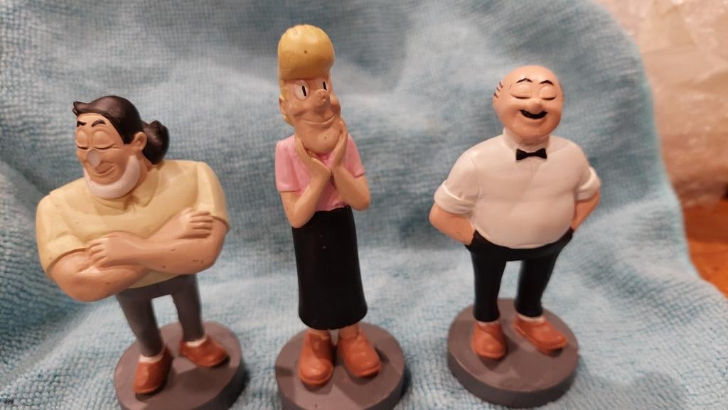 Suske en Wiske beeldjes: Jerom, Lambik, Sidonia (10 cm), Ophalen of Verzenden, Gebruikt