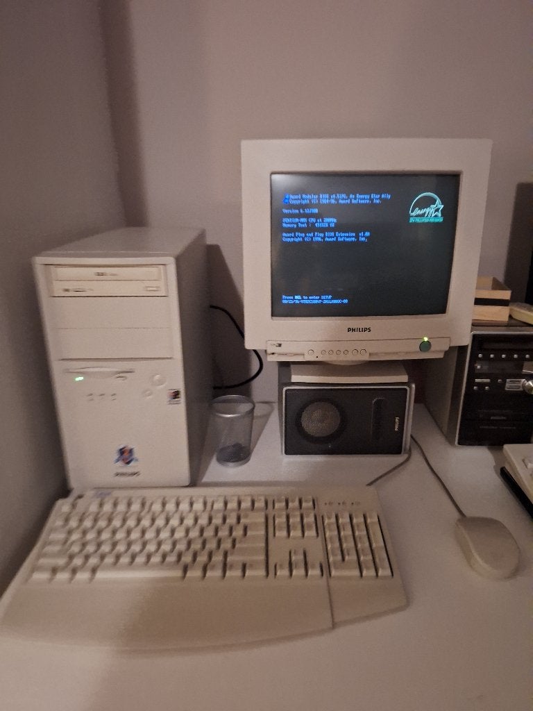 Philips pc, intel pentium mmx 200., Ophalen, Philips