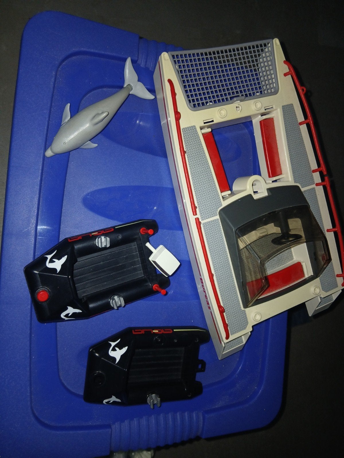 playmobil catamaran en 2x rubberboten, Ophalen of Verzenden