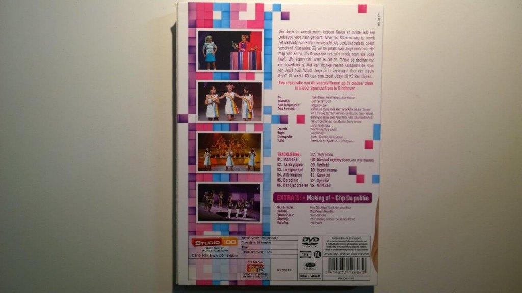 K3 - Mamasé Show (DVD), Alle leeftijden, Ophalen of Verzenden, Zo goed als nieuw, Muziek en Concerten