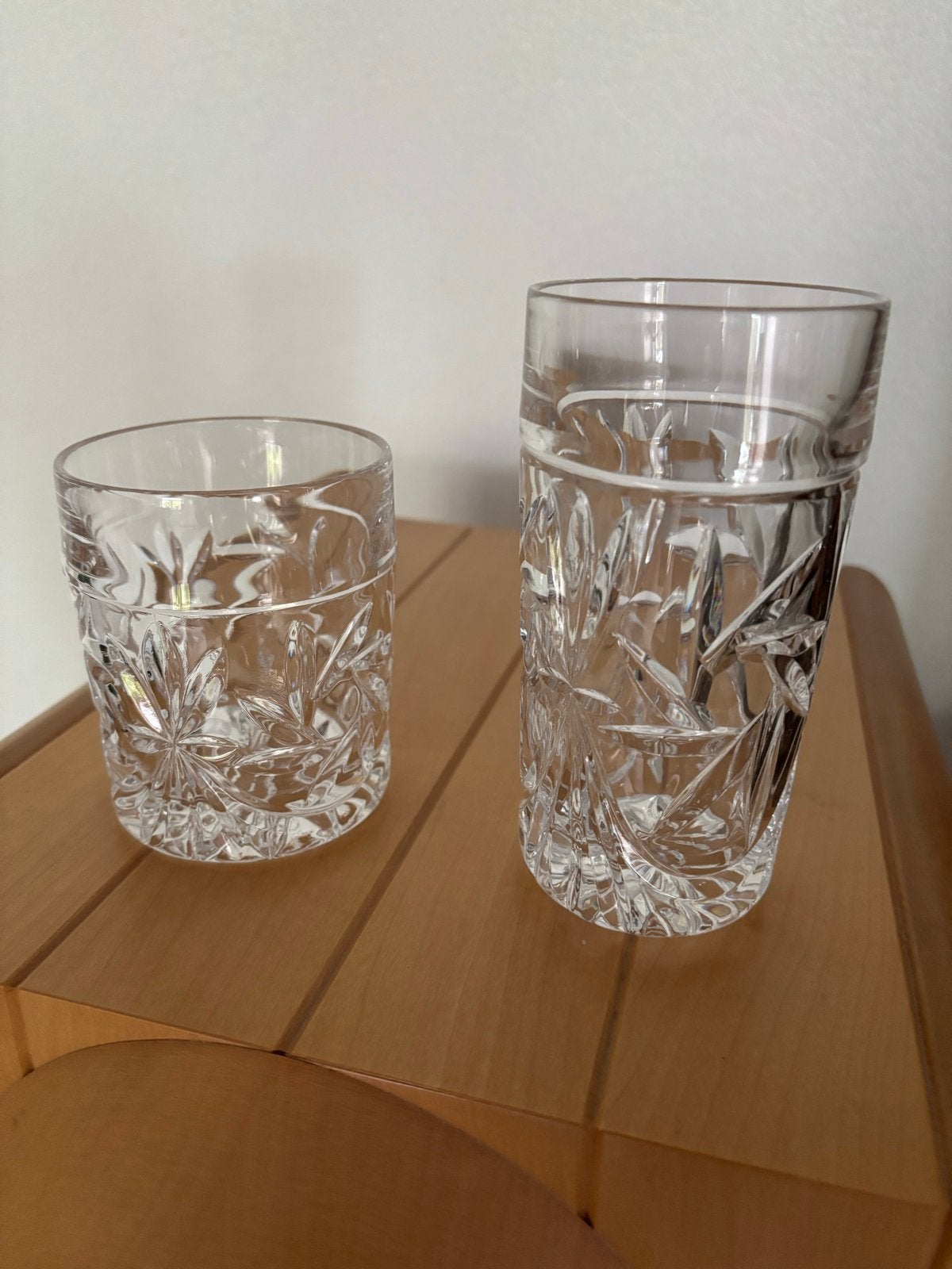 Prachtige Blei Kristal glazen set met karaf, Antiek en Kunst, Antiek | Glas en Kristal, Ophalen