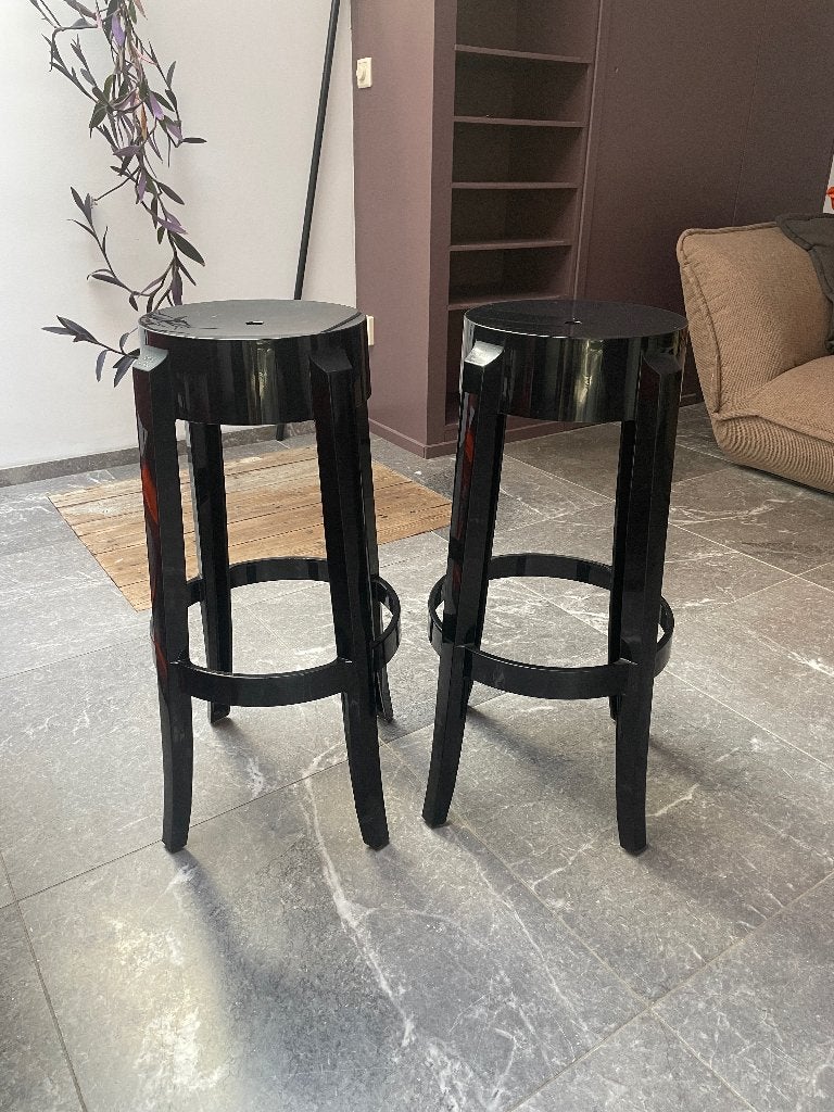 Kartell kruk Ghost 5 stuks, Ophalen, Kunststof, 60 tot 90 cm, Gebruikt