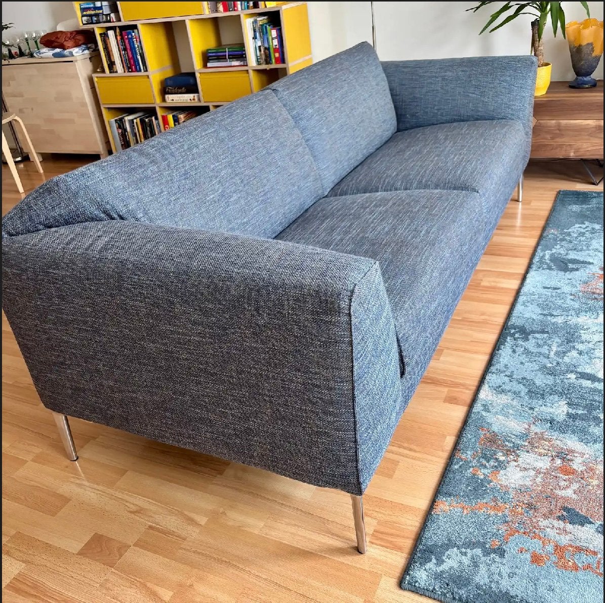 Fraaie Pode by Leolux designbank, model Fold, Ophalen, Driepersoons, 75 tot 100 cm, Zo goed als nieuw