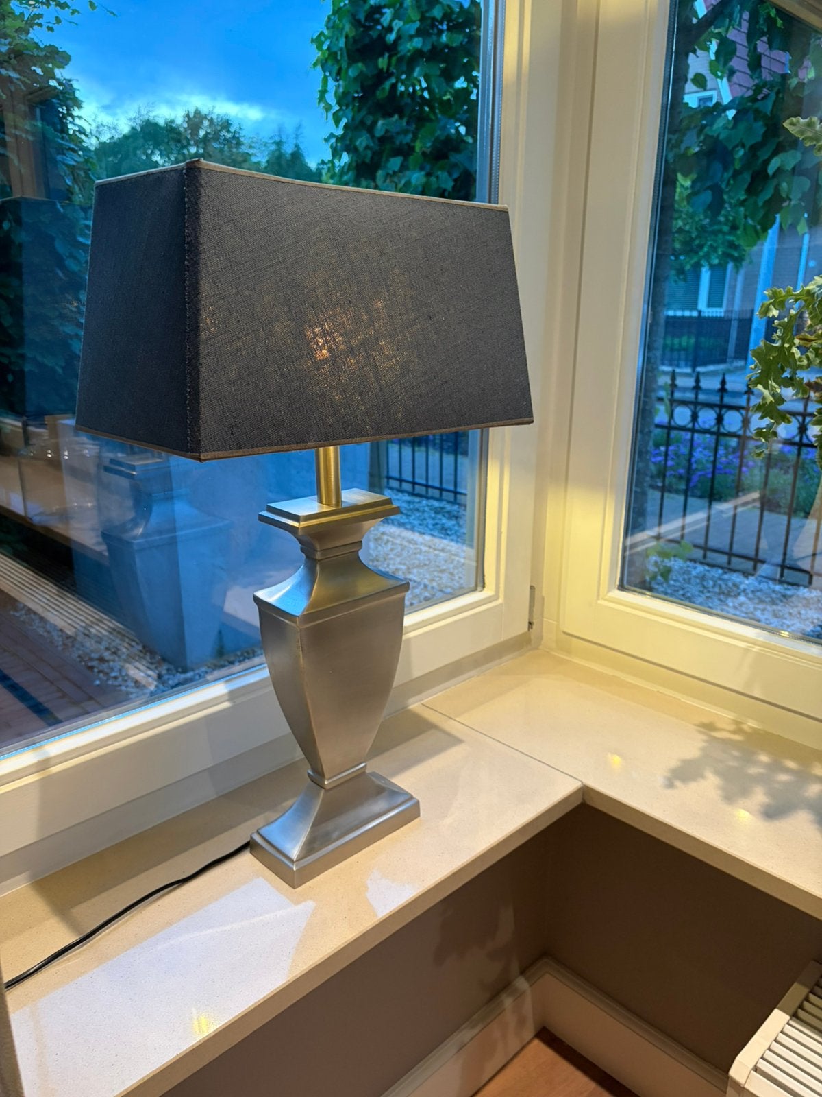 Tafellampen. Set van 2, Overige materialen, Gebruikt, 68 cm, Grijs