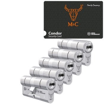 M&C Condor 5x gelijksluitend SKG***, Niet ingevuld, Niet ingevuld, Niet ingevuld