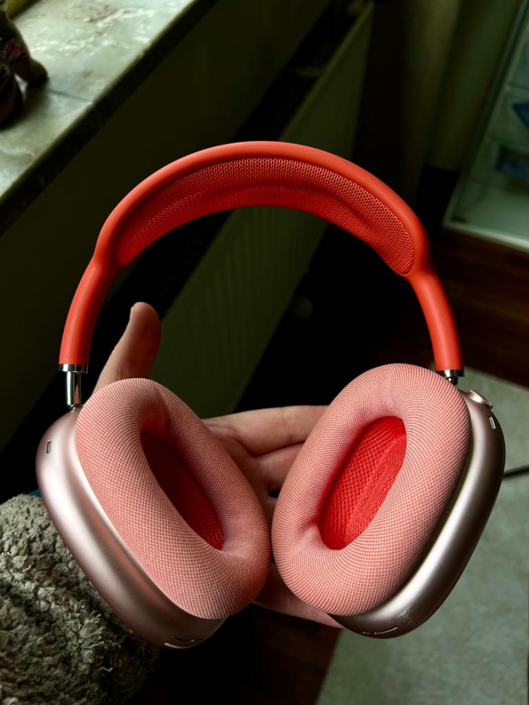 AirPods Max Koraal 2022, Overige merken, Ophalen of Verzenden, Zo goed als nieuw, Over oor (circumaural)