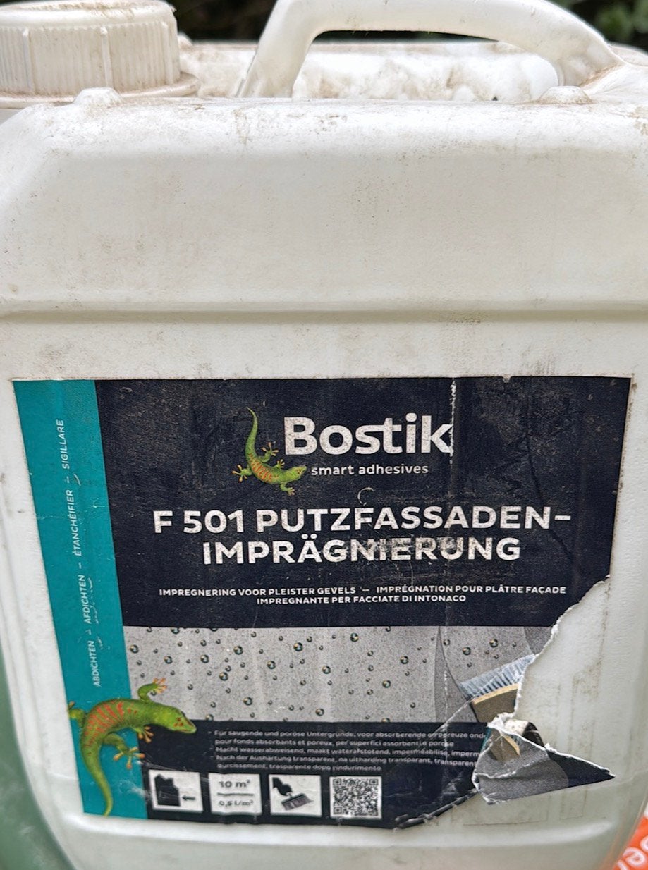 Bostik F 501 Gevelimpregneer – Waterafstotend, Ophalen, Zo goed als nieuw, Wit