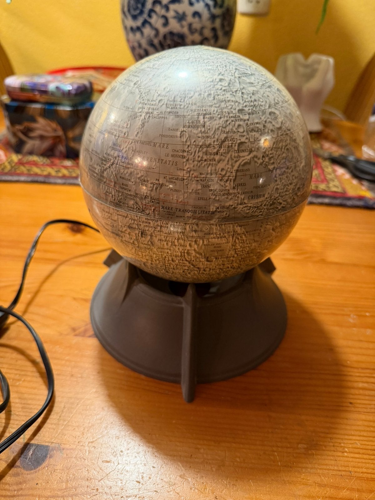 60’s 70’s Maan Globe, Ophalen of Verzenden, Verlicht, Gebruikt