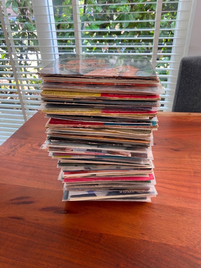 ruim 100 vinyl singles, van alles wat, Gebruikt, Overige genres, 7 inch, Ophalen of Verzenden