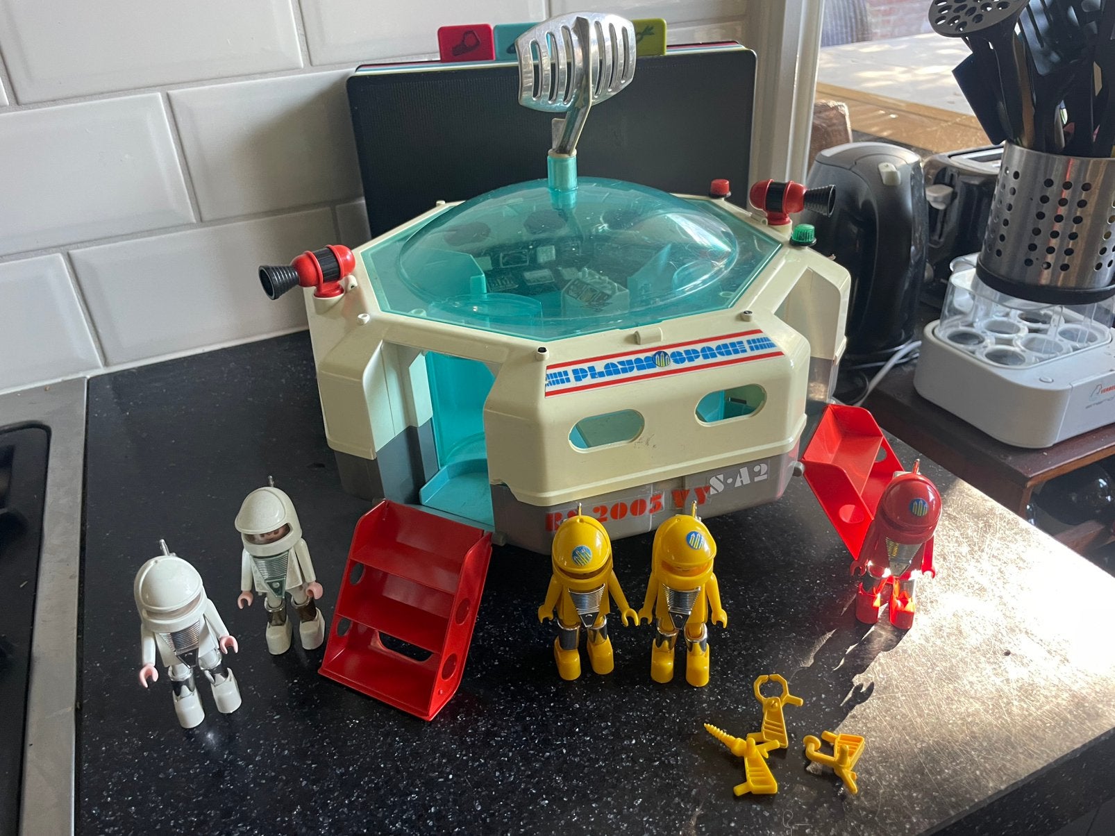 Playmobil 3536 vintage Ruimtestation, Kinderen en Baby's, Ophalen of Verzenden, Zo goed als nieuw