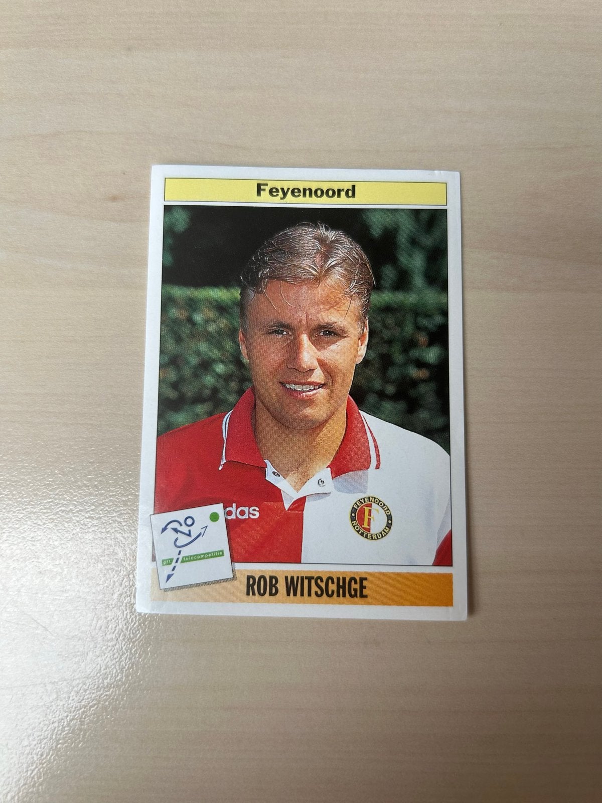 Rob Witschge Panini Voetbal 95 Feyenoord Plaatje, Ophalen of Verzenden, Zo goed als nieuw, Sticker