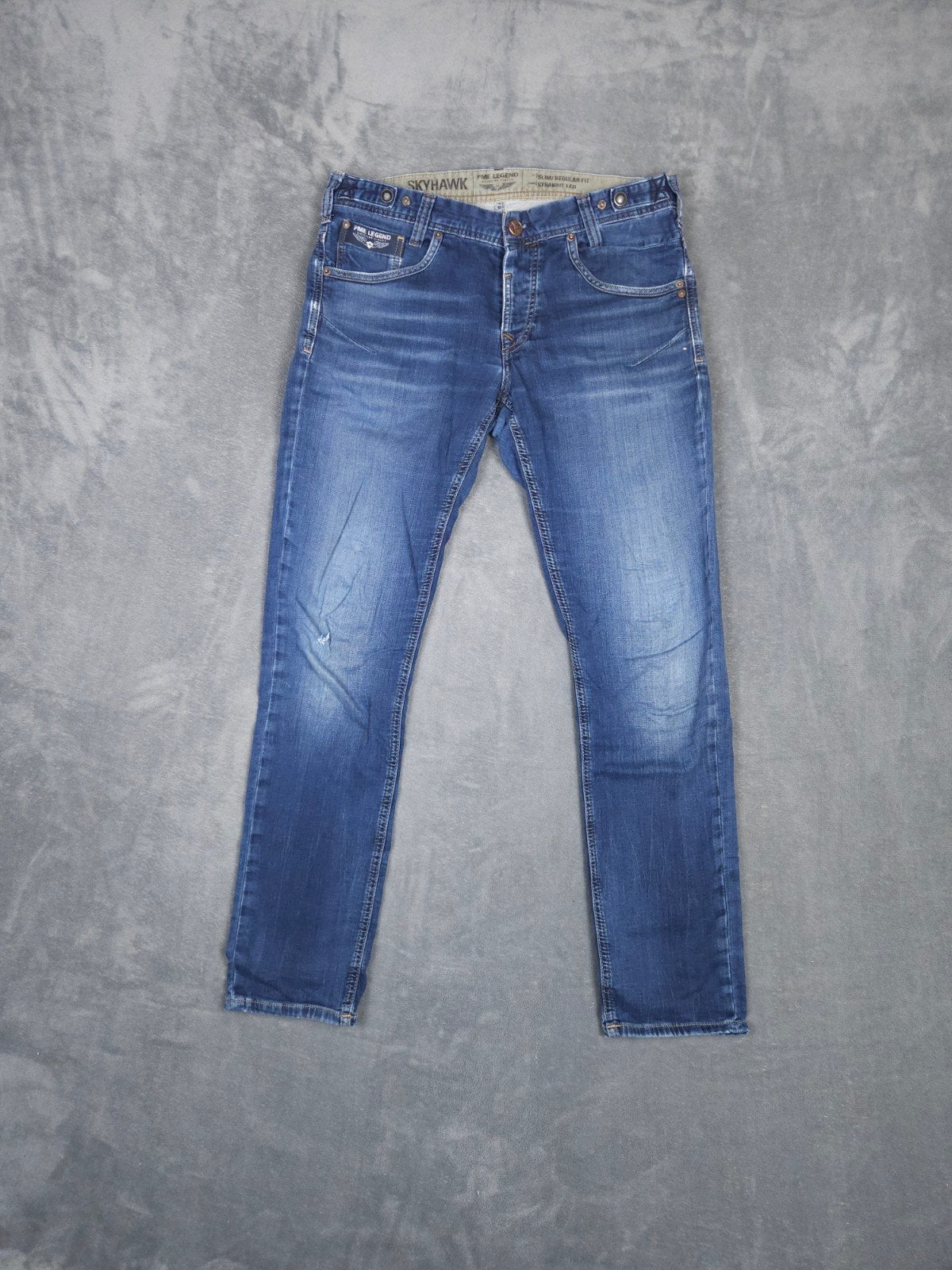 Pme Legend Broek Skyhawk W33 L32 Slim Fit Blauw Pall Mall., ., ., W33 - W34 (confectie 48/50), Pme Legend